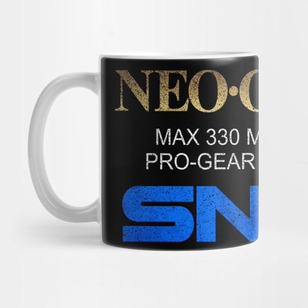 Neo Geo Pro Gear Spec Gold Retro Design by Super Retro City